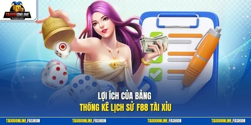 Lợi ích của bảng thống kê lịch sử F88 Tài Xỉu